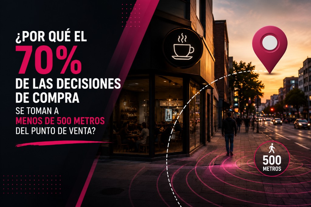 ¿Por qué el 70% de las decisiones de compra se toman a menos de 500 metros del punto de venta?